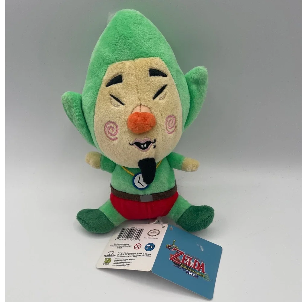 Nintendo Zelda Wind Waker HD Tingle Plush Little Buddy San-Ei 2014 Green 7